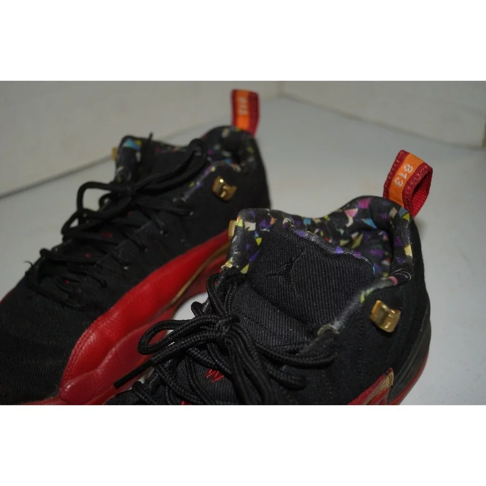 Air Jordan Retro 12‎ DH9695-001 Black Varsity Red Size 6.5Y